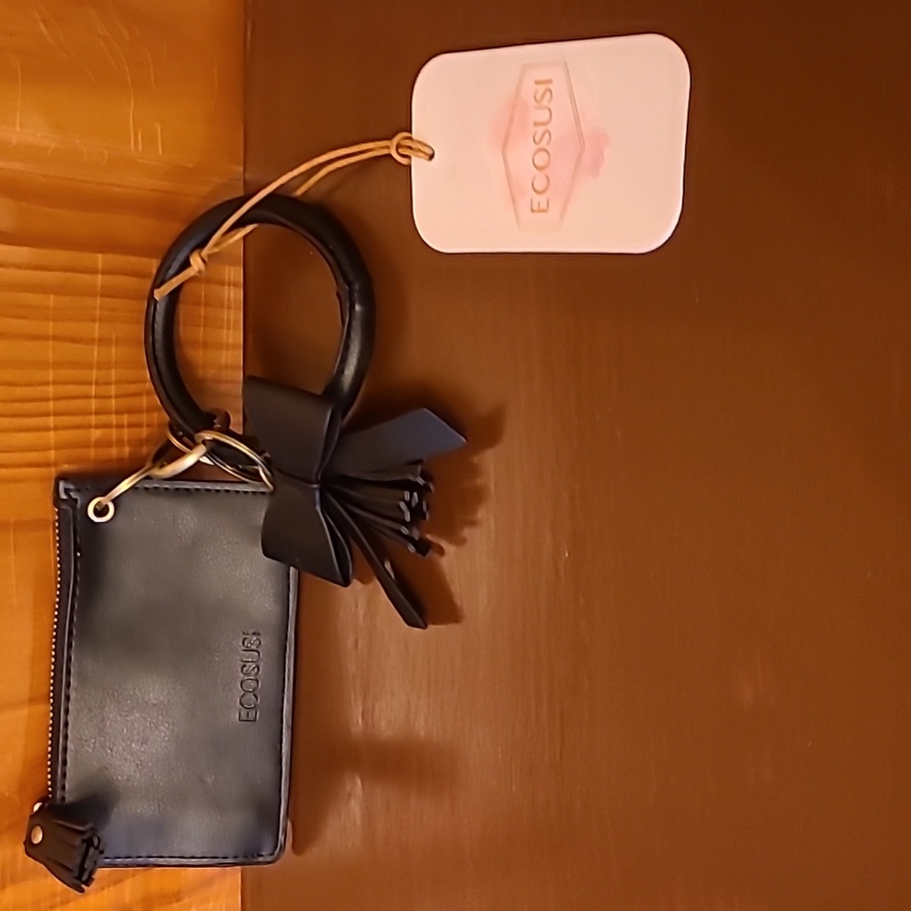 Ecosusi Black Tassel Wristlet - Picture 6 of 6